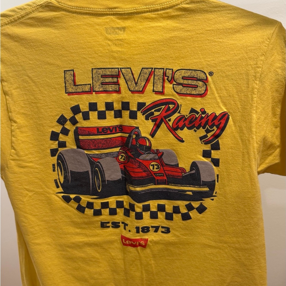 Levi's Yellow Racing Graphic Tee